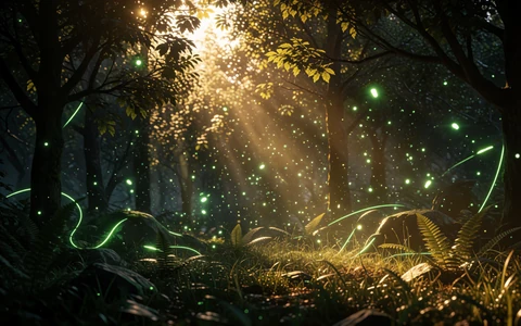 Magische Waldlichtung im Morgengrauen als Visual f&uuml;r den w&ouml;chentlichen Reload-Bonus